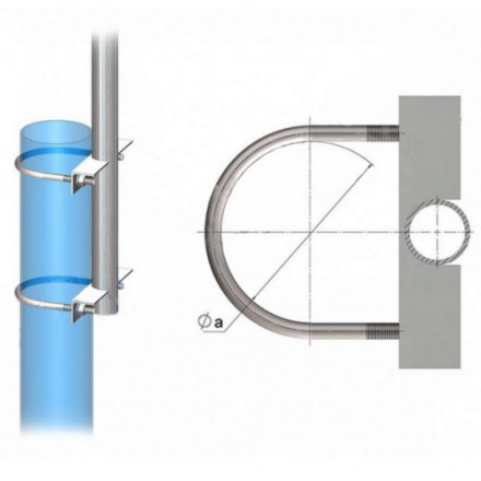 Кронштейн однорожковый радиусный приставной 1К1(15°)-1,0-1,0-П-Тр.48 12 кг